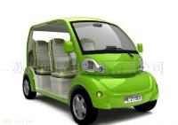 朗格时尚绿色款环保电动汽车