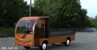 朗格自行研制高质量环保带棚带门电动货车