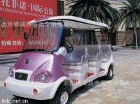 北京粉色6座电动观光游览车