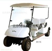 北京博瑞昌2座白色电动高尔夫球车